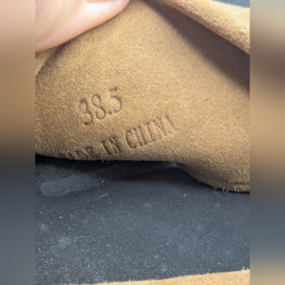 RAG & BONE SLAYTON SANDAL ANKLE ITALIAN LEATHER GOLDEN BROWN 38.5 - Picture 5 of 8